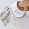Robe bébé en lin (doublure 100% coton)