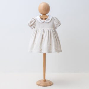 Robe bébé en lin (doublure 100% coton)
