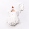Robe bébé "princesse" blanche (3-18 mois)