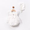Robe bébé "princesse" blanche (3-18 mois)