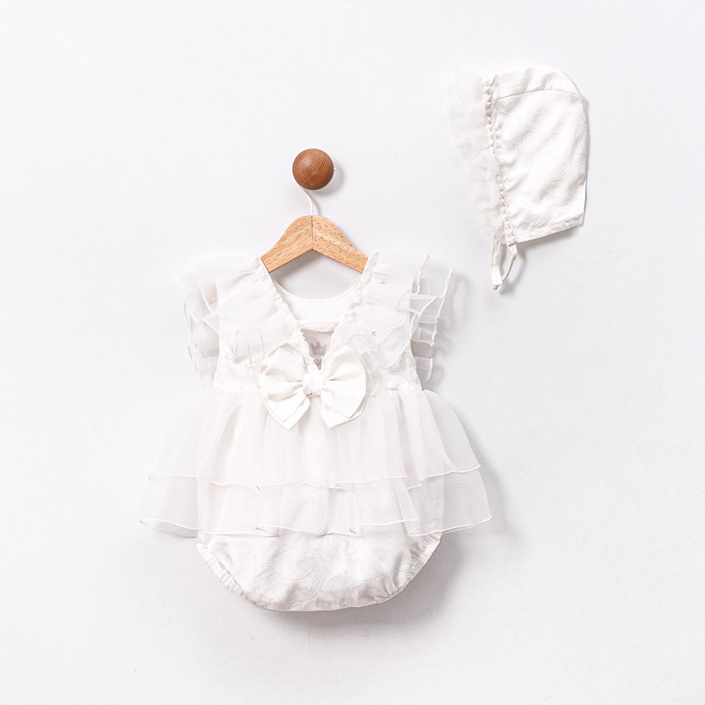Robe bébé "princesse" blanche (3-18 mois)