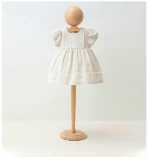 Robe en lin brodé pour bébé fille (3-24 mois)